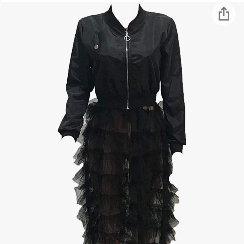 Brand New Bomber Tulle Jacket